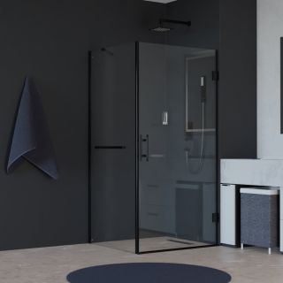 Душевой уголок RGW HO-045-1B (HO-011B + Z-060-2B + O-204B) 3506045198-014 90x80см чёрный